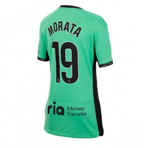 Atletico Madrid Alvaro Morata #19 Tredje trøje Dame 2023-24 Kort ærmer